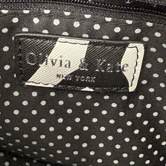 Olivia & Kate Zebra Striped Dumpling Bag - Picture 3 of 8